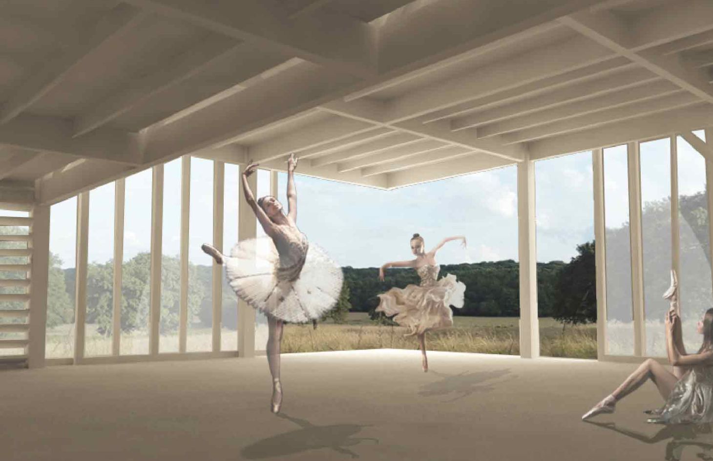 Perspective : Extension salle de danse